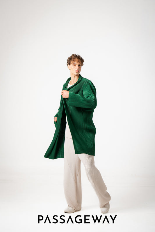 Pleated Overcoat