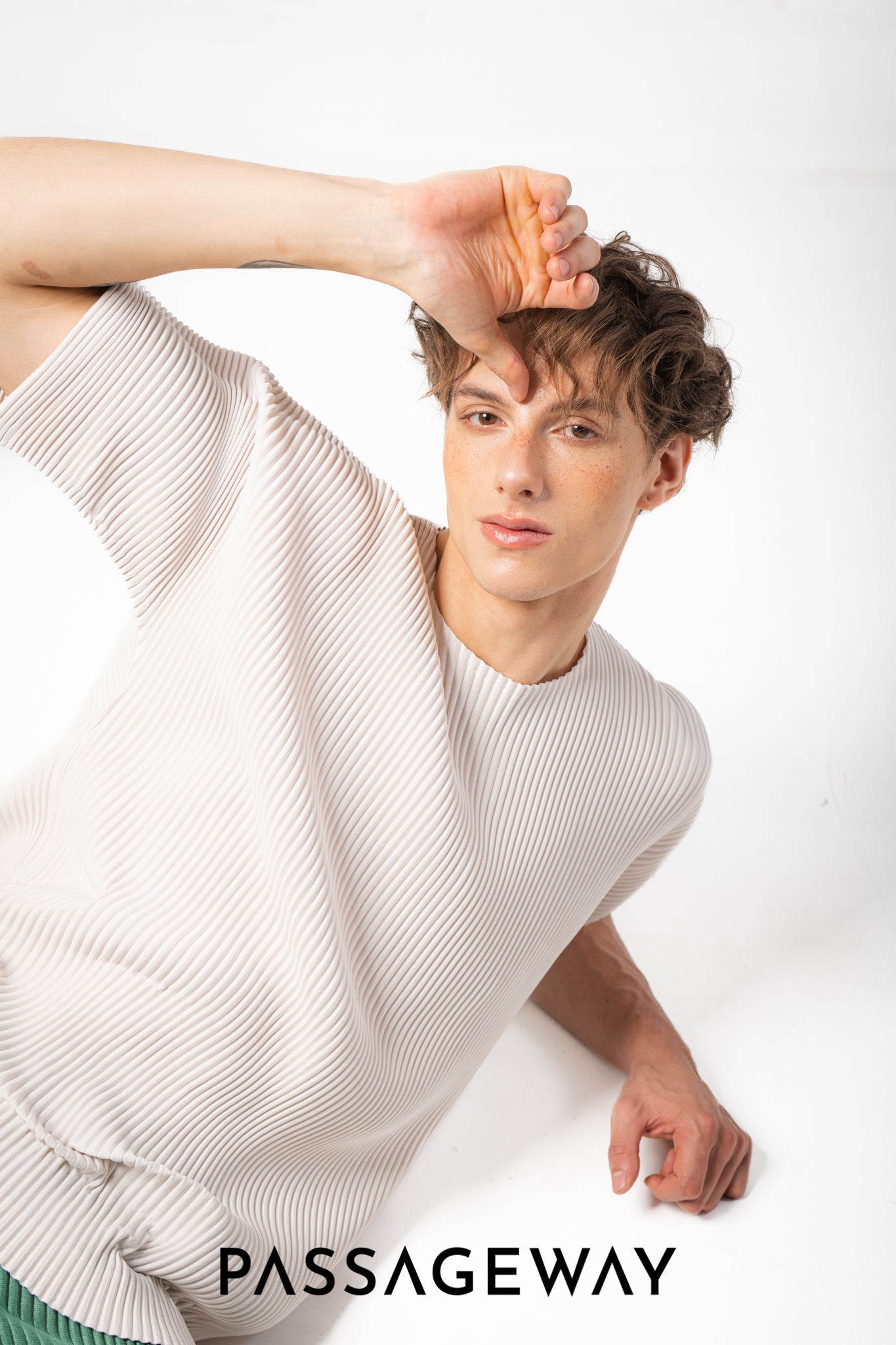 Pleated Regular T-Shirt