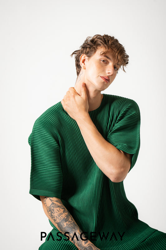 Pleated Regular T-Shirt