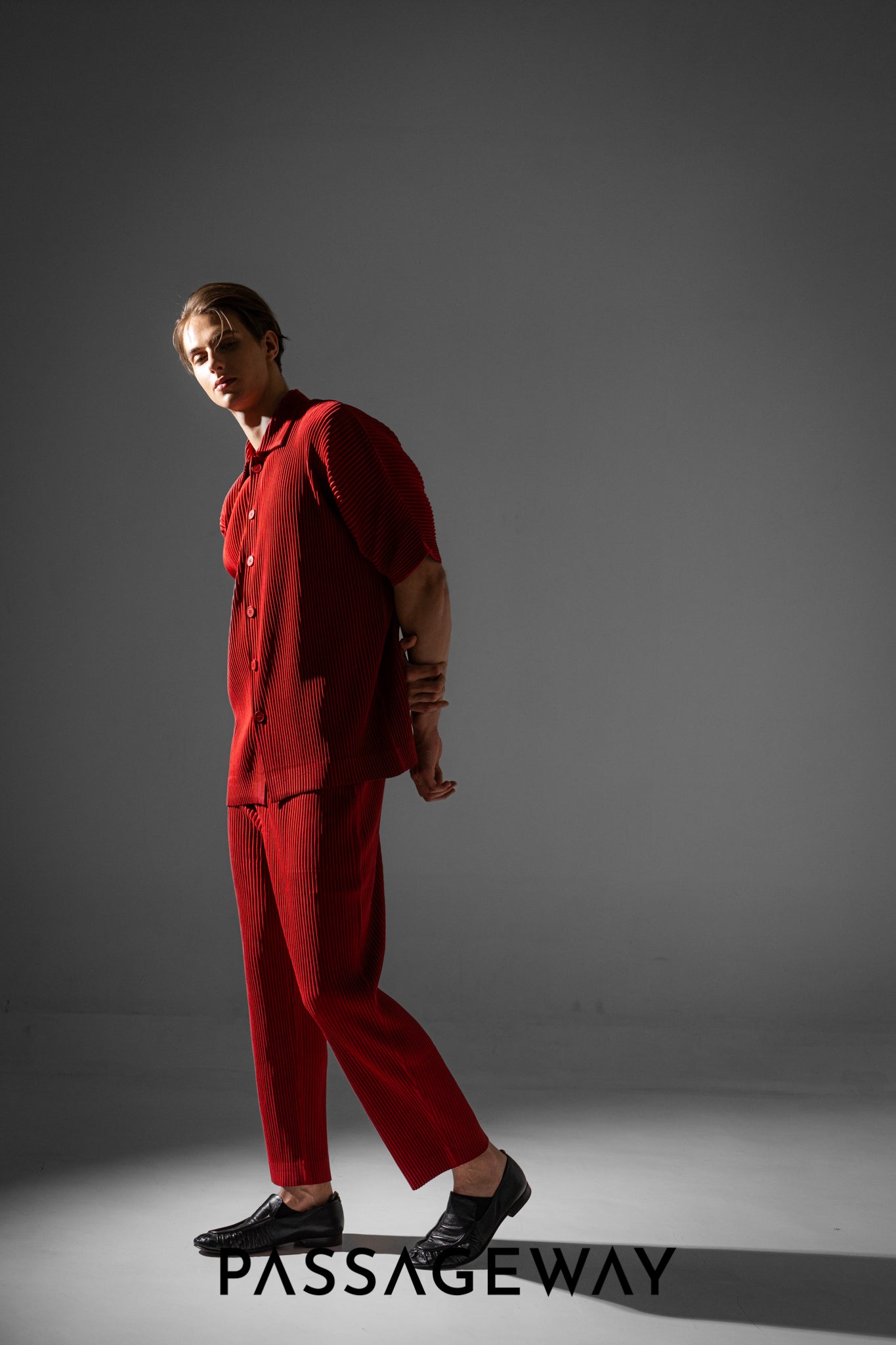 Pleated Regular Shirt