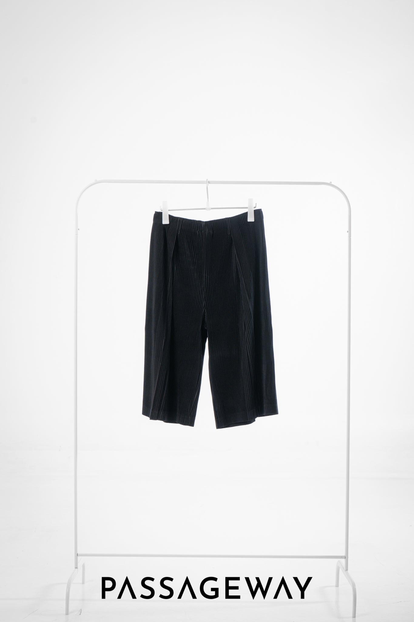 Pleated Capri Pants