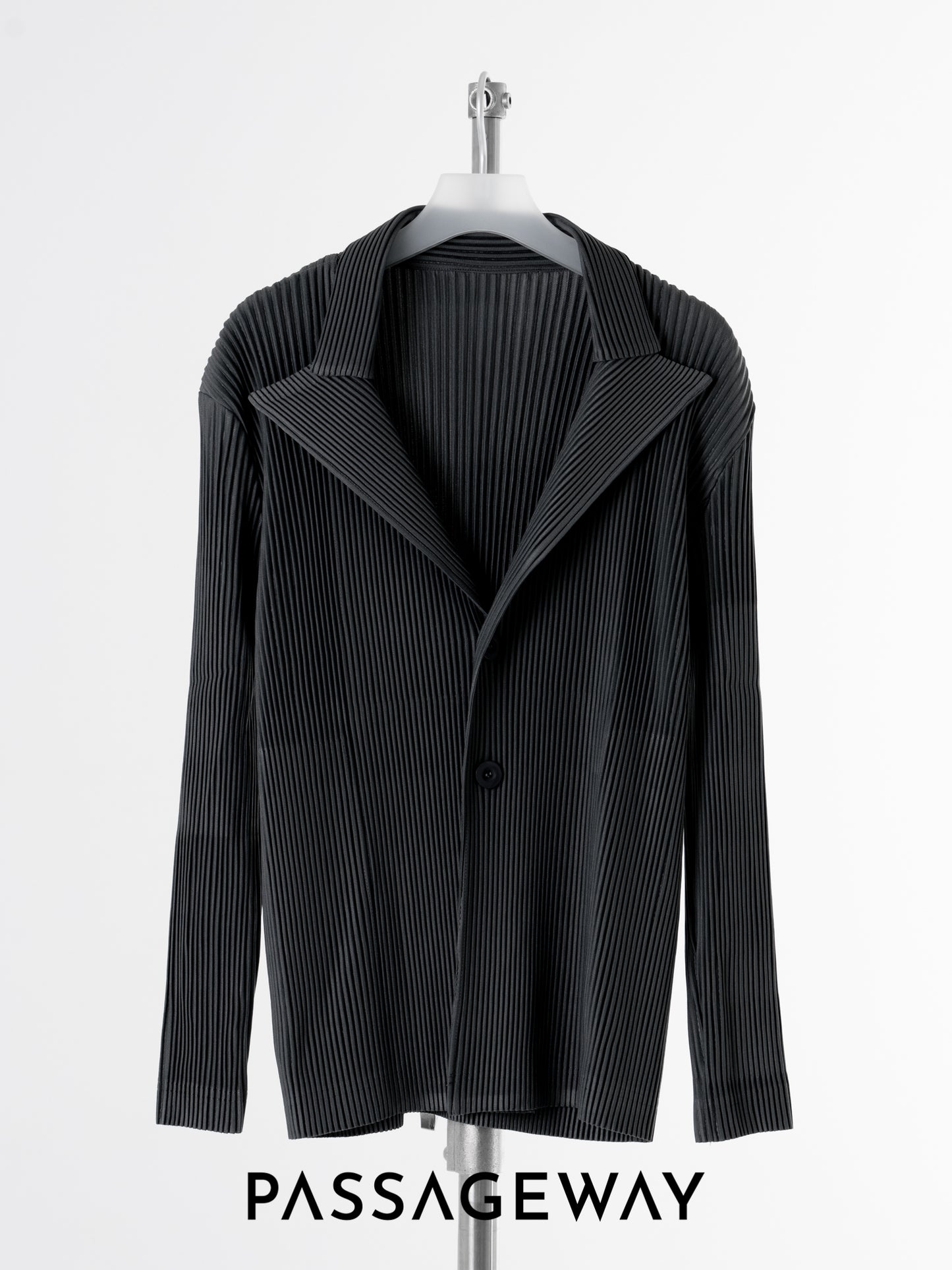 Pleated Blazer