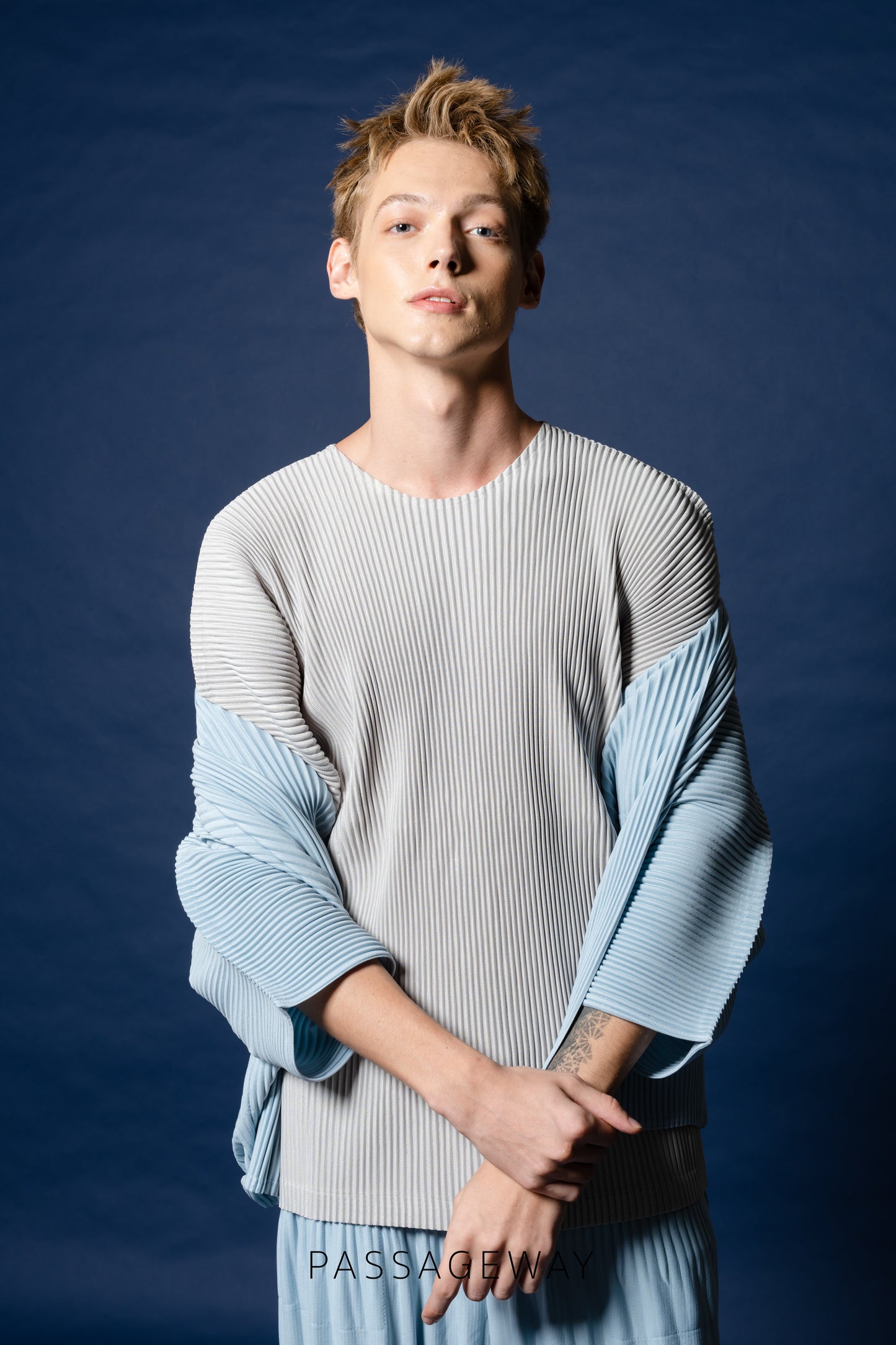 Pleated Oversized T-Shirt