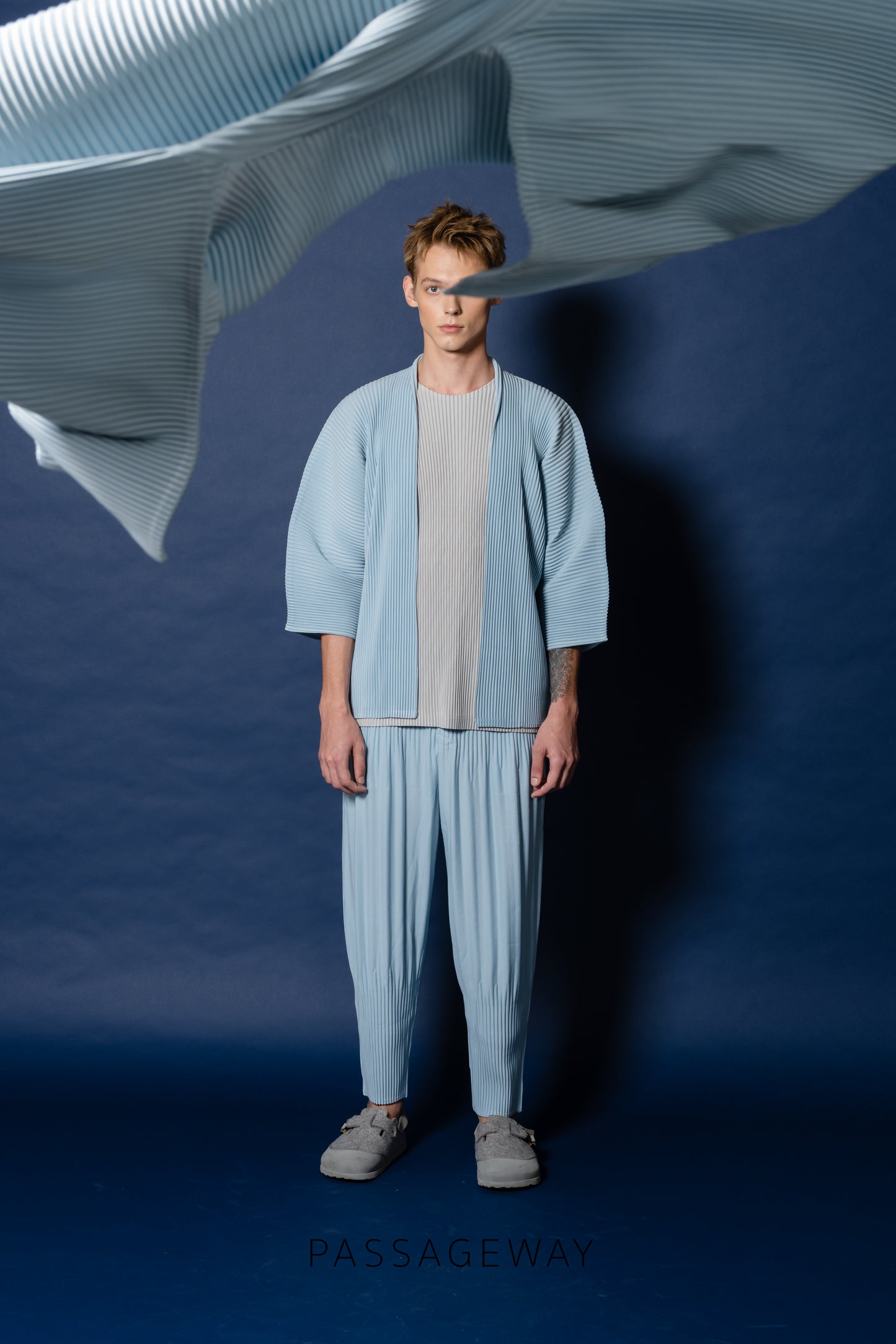 Pleated Harem Trousers