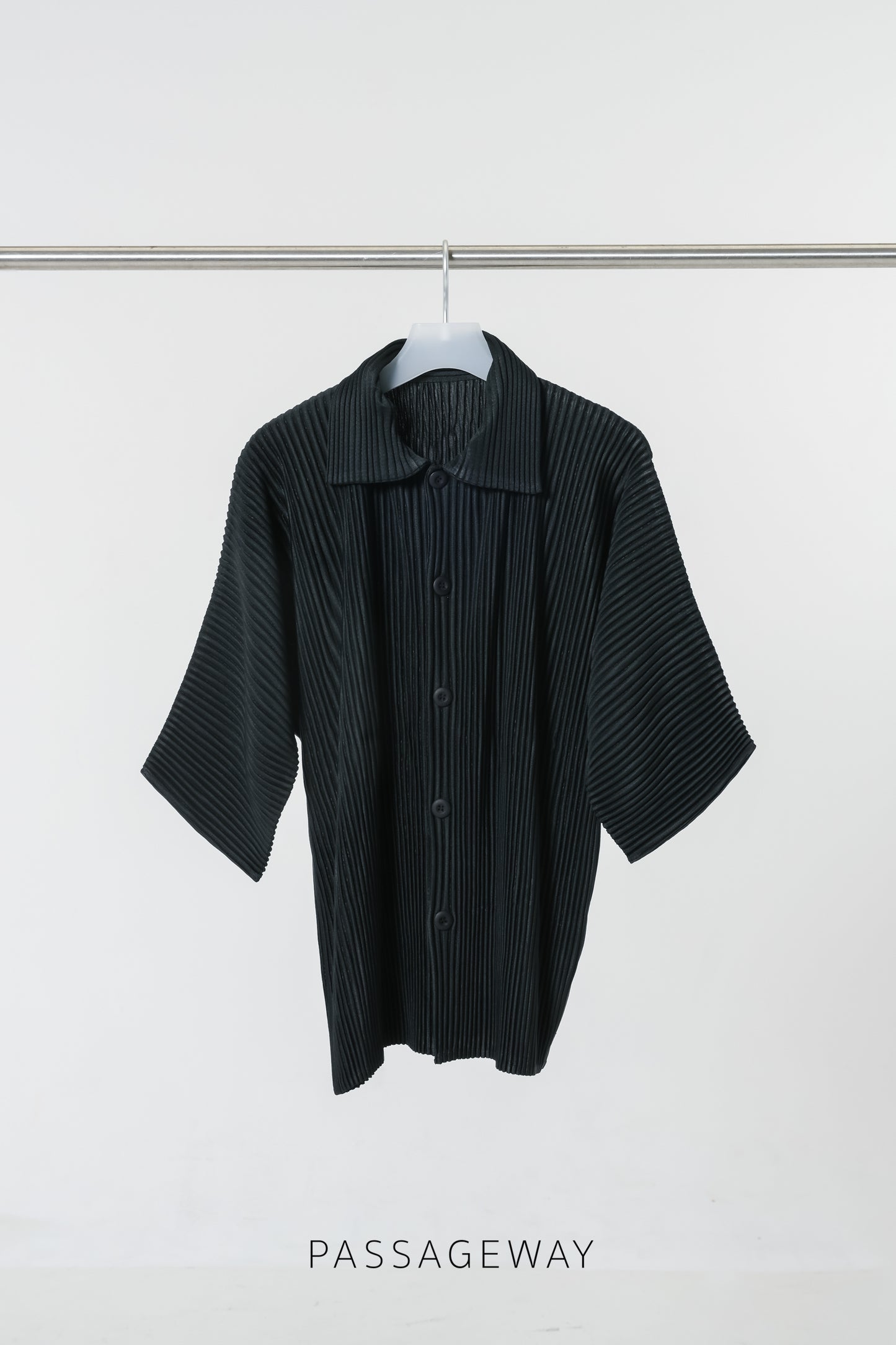 Pleated Oversized Shirt